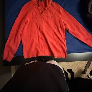 Polo Ralph Lauren Red Quarter Zip